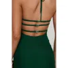 Princess Polly Malvern Mesh Halter Maxi Dress In Green