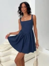 Princess Polly Martie Mini Dress In Navy