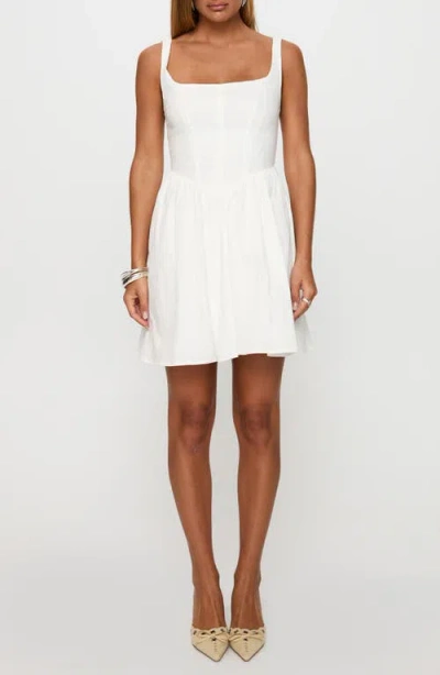 Princess Polly Martie Stretch Cotton Fit & Flare Minidress