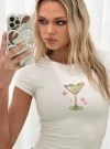 PRINCESS POLLY MARTINI TIME TEE