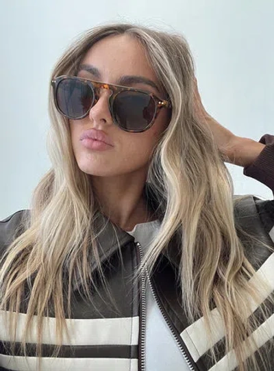 Princess Polly Matilda Sunglasses In Tort
