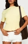 Princess Polly Maybe Tomorrow Smocked Top In Yellow