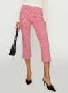 Princess Polly Mignonette Capri Pant In Red Gingham