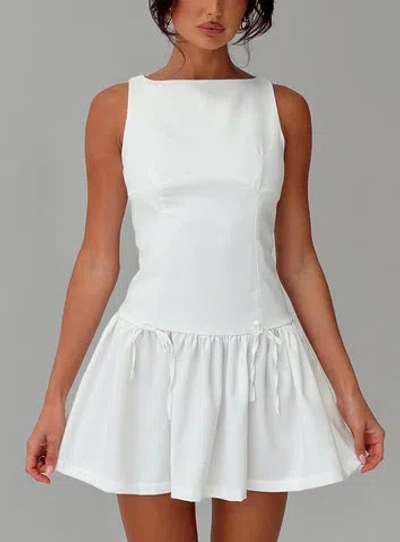 Princess Polly Milienne Mini Dress In White