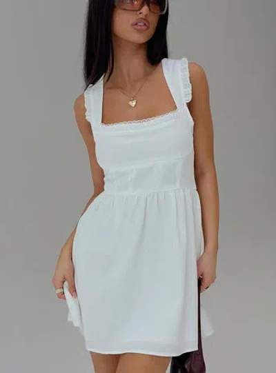 Princess Polly Mochi Mini Dress In White