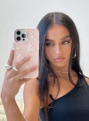 Shop Princess Polly Monsoon Iphone Case In Pink