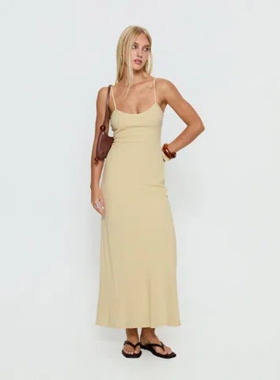 Princess Polly Montie Scoop Maxi Dress In Yellow