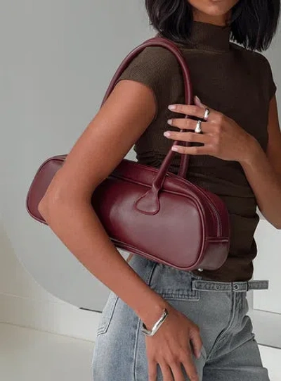 Princess Polly Moonlit Bag In Burgundy