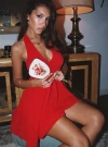 Princess Polly Moriah Halter Mini Dress In Red