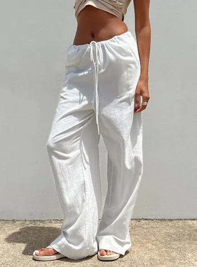 Princess Polly Morland Pants In White
