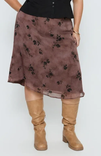 Princess Polly Moses Floral Midi Skirt In Multi