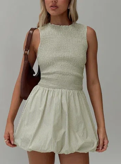 Princess Polly Narnie Mini Dress In Sage