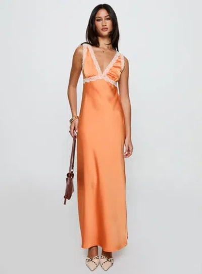 Princess Polly Natassja Maxi Dress In Orange