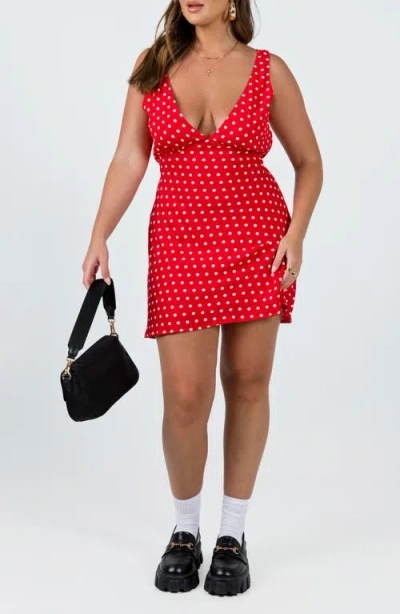Princess Polly Nellie Dot Sleeveless Minidress