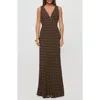 Princess Polly Nellie Polka Dot Maxi Dress In Brown Polka Dot