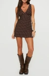 nellie mini dress brown polka dot Eddie Mini Dress main image 0