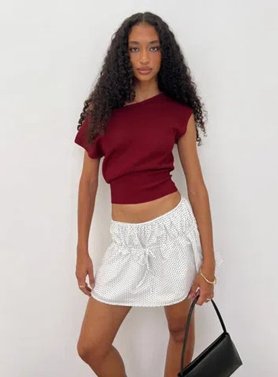 Princess Polly Nomi Mini Skirt In White