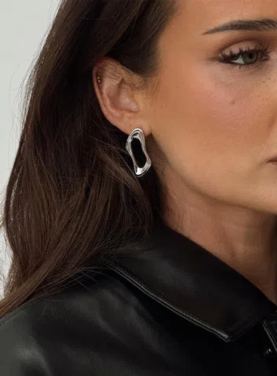 Princess Polly Novelle Earrings In Silver