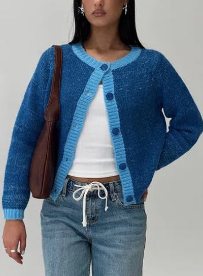Princess Polly Oak Meadow Cardigan In Blue