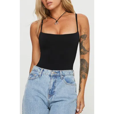 Princess Polly Off Stage Bodysuit In Black