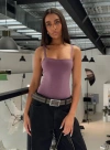 Princess Polly Off Stage Bodysuit In Purple