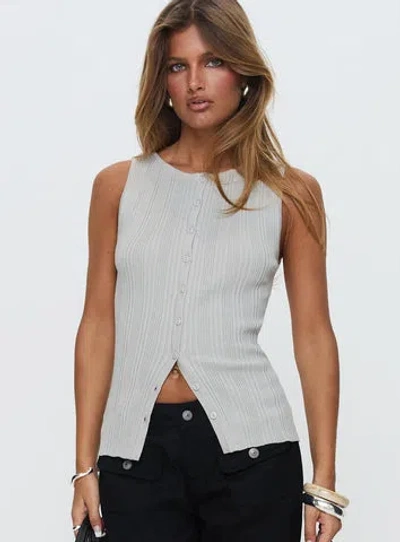 Princess Polly Oregano Top In Grey