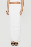 Princess Polly Orzo Strapless Crop Top & Maxi Skirt Set In Light Beige