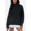 Princess Polly Oswin Turtleneck Sweater In Black