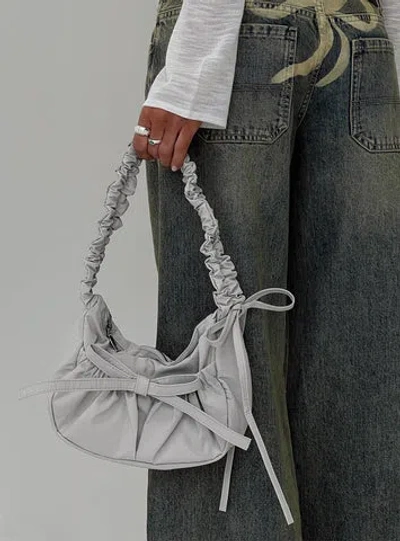 Princess Polly Park Ave Shoulder Bag In Gray