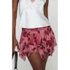 Princess Polly Perezie Handkerchief Hem Mesh Miniskirt In Pink