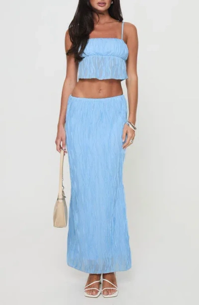 Princess Polly Peterstone Camisole & Maxi Skirt Set In Blue