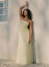 Princess Polly Petite South Of France Sheer Maxi Dress In Yellow