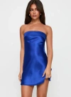 Princess Polly Phillipa Mini Dress In Cobalt