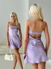 Princess Polly Phillipa Mini Dress Lilac In Lilac