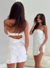 Princess Polly Phillipa Mini Dress In White Floral