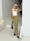 Princess Polly Piazia Maxi Skirt In Green