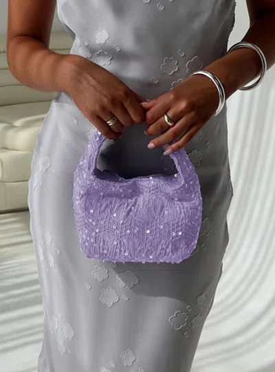 Princess Polly Pick Sides Sequin Bag In Purple