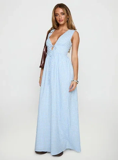 Princess Polly Pokey Maxi Dress In Blue