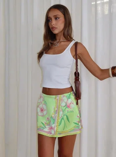 Princess Polly Provoke Mini Skirt In Green