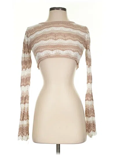 Pre-owned Princess Polly Pullover Sweater In Tan