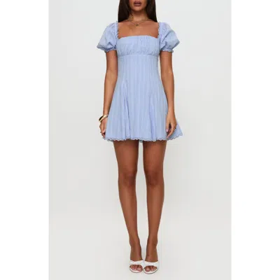 Princess Polly Rabatia Puff Sleeve Cotton Minidress