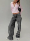 Princess Polly Ramos Low Rise Denim Jeans In Grey Wash