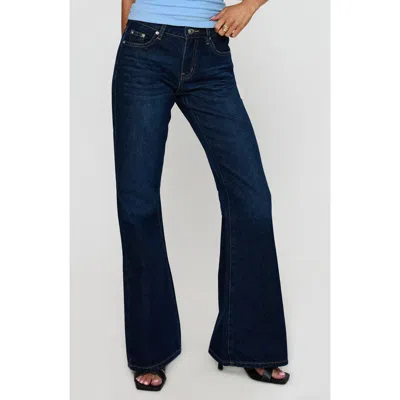 Princess Polly Rearview Low Rise Flare Leg Jeans