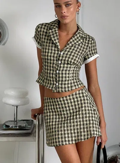 Princess Polly Rhom Set In Brown Check