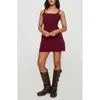 Princess Polly Rib Recycled Stretch Cotton Minidress
