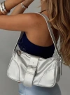 Princess Polly Right Here Shoulder Bag In Silver