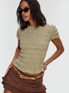 PRINCESS POLLY ROMELLE SHIRRED TOP