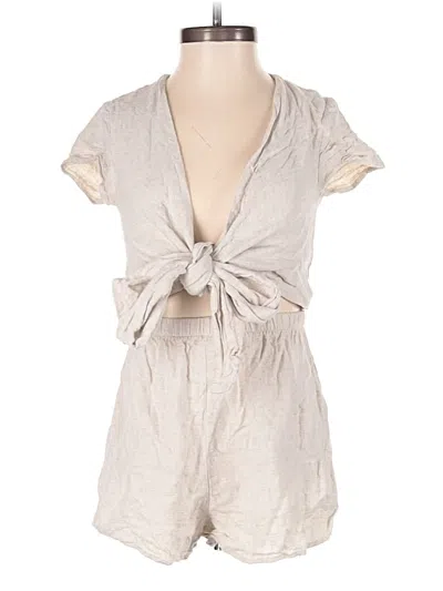 Pre-owned Princess Polly Romper In Brown