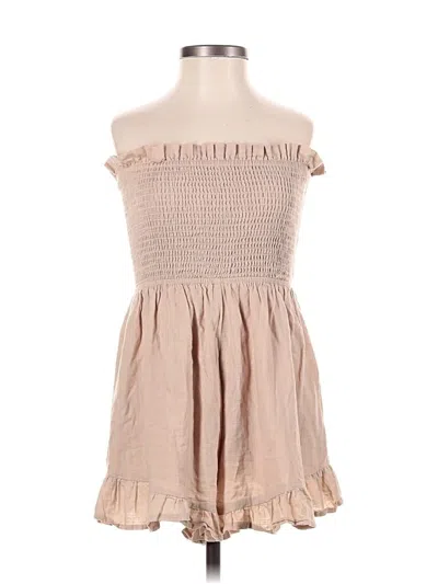 Pre-owned Princess Polly Romper In Brown