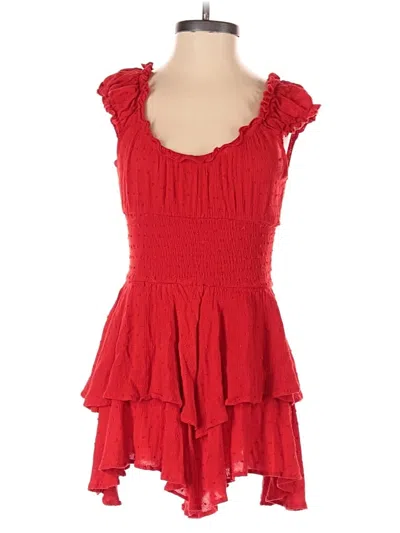 Pre-owned Princess Polly Romper In Red
